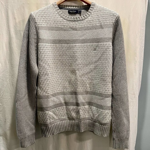 Nautica Other - Nautica Knit Sweater Men’s L 100% Cotton